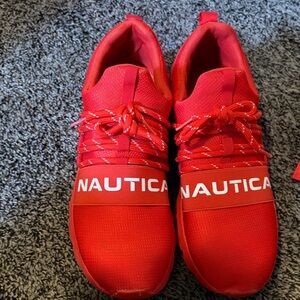 Nautica Men's Bold Red Sneakers